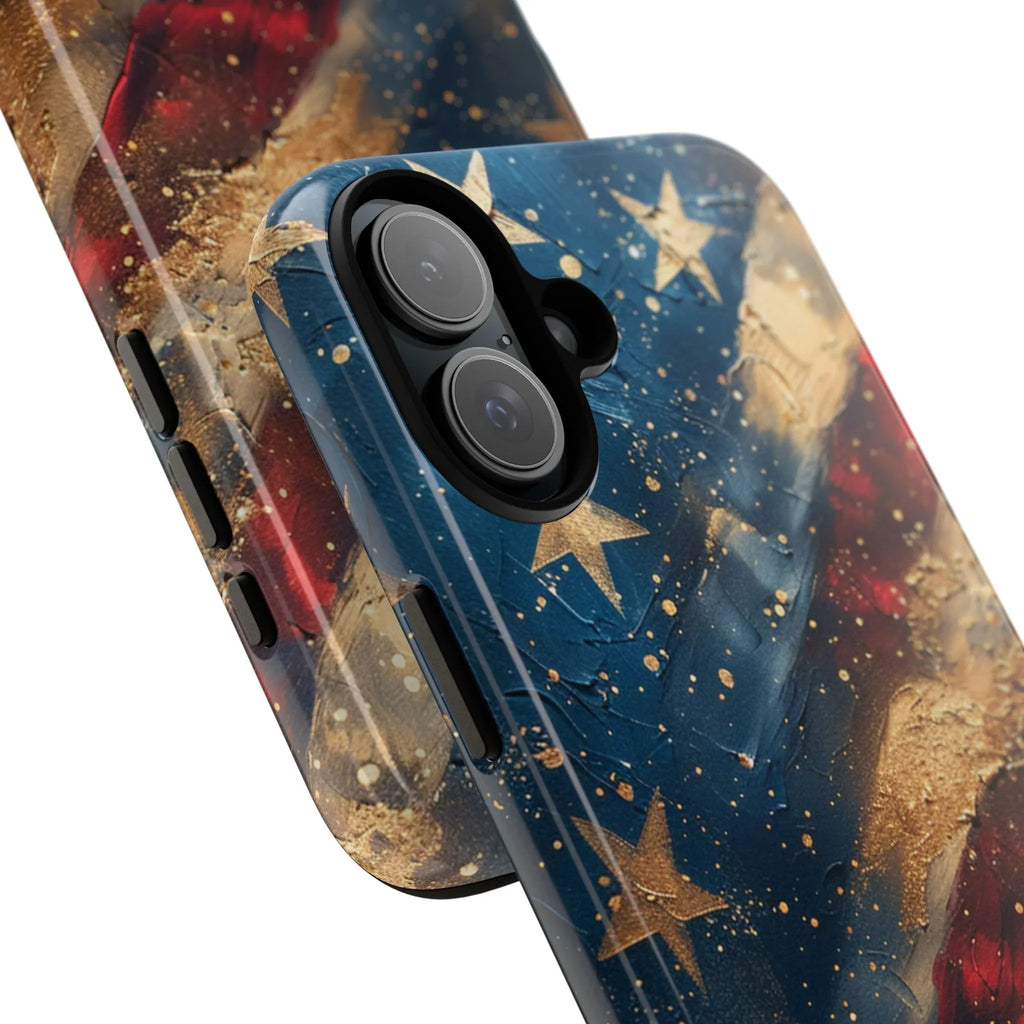 Patriotic Phone Case, Tough Cases with American Flag Design, Stylish Phone Accessories, USA Pride Gift, Durable Cases for All Occasions - 250 USA Celebration