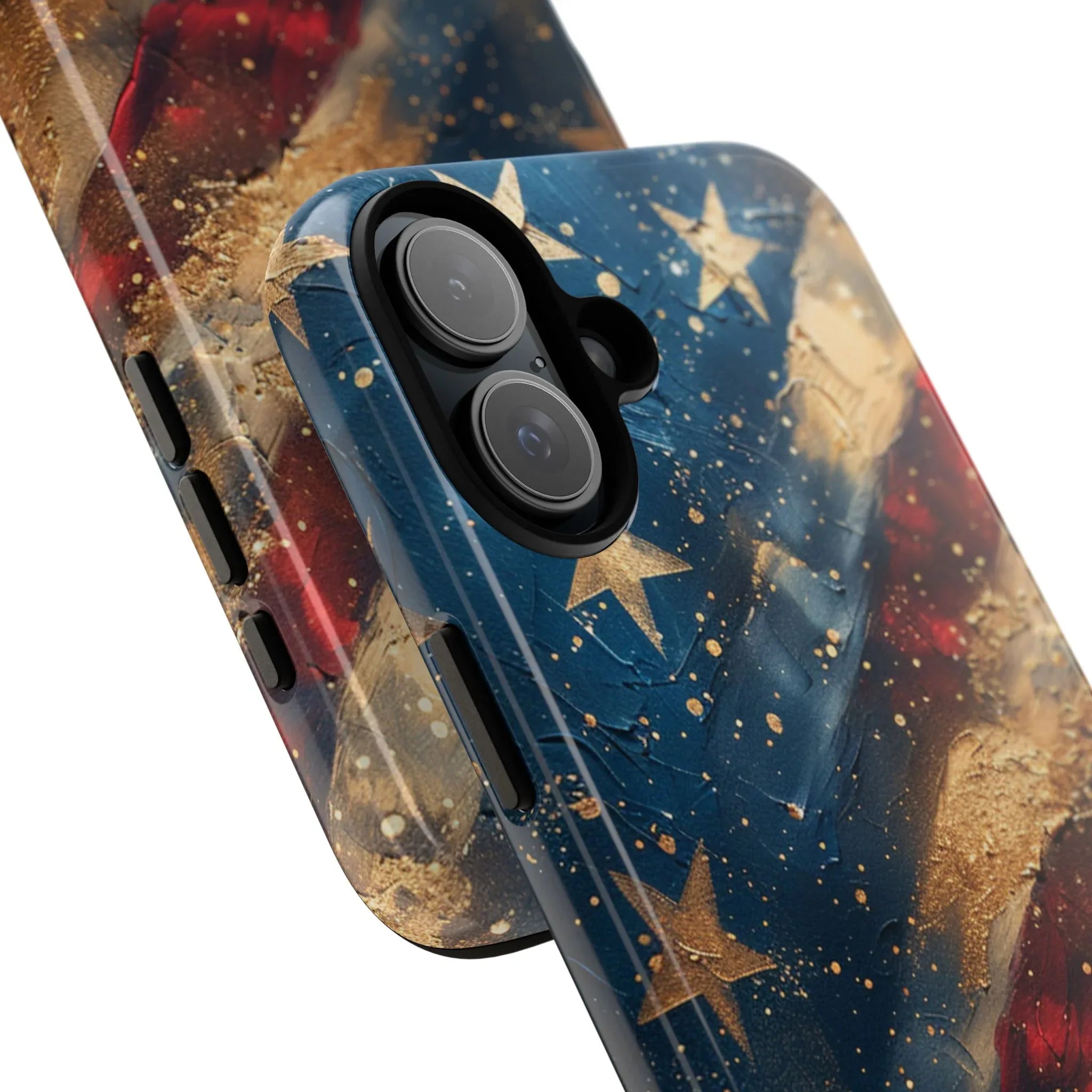 Patriotic Phone Case, Tough Cases with American Flag Design, Stylish Phone Accessories, USA Pride Gift, Durable Cases for All Occasions - 250 USA Celebration