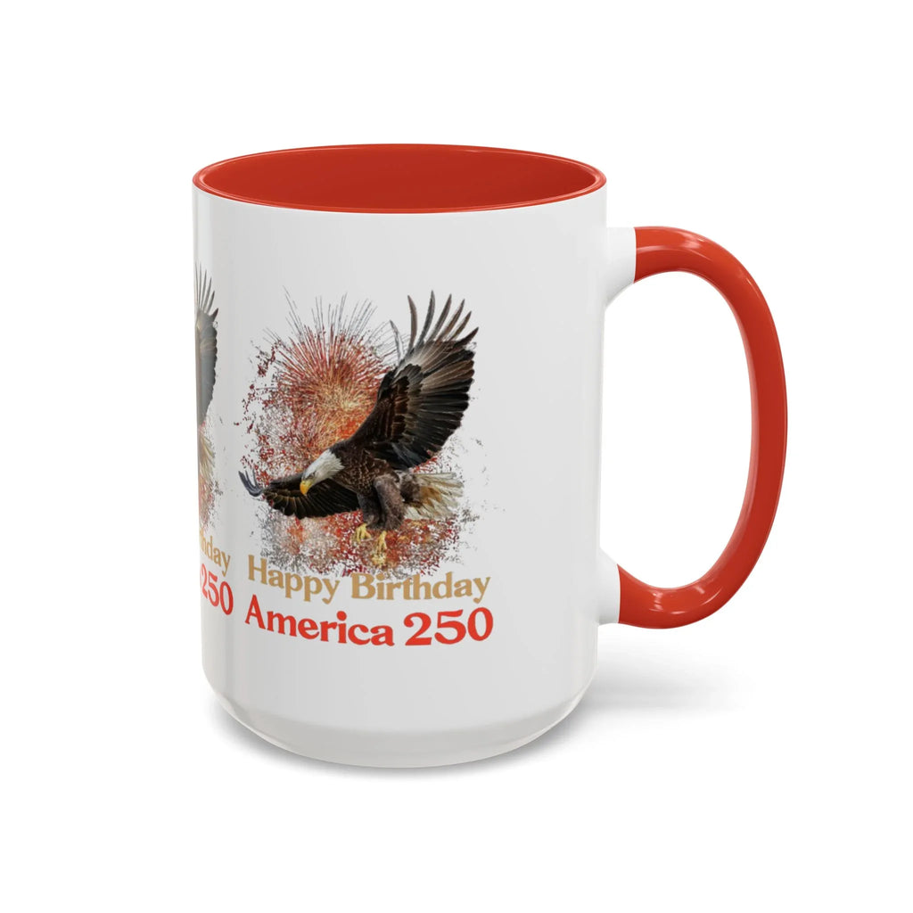Accent Coffee Mug (11, 15oz) - 250 USA Celebration