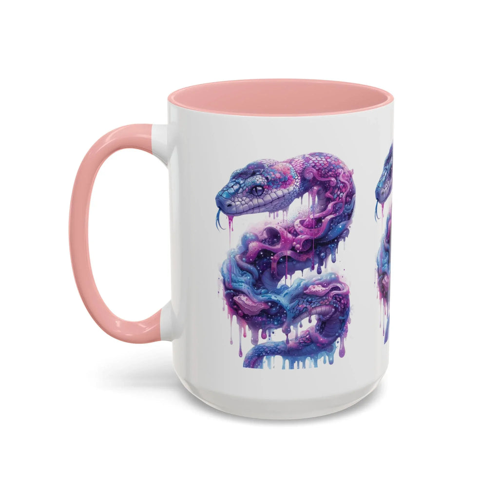 Psychedelic Ouroboros Snake Mug | Rainbow Galaxy Fractal Mushrooms - 250 USA Celebration