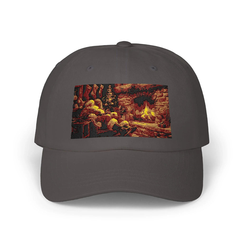 Cap, Santa Claus Christmas Hat, Winter Holiday Baseball Cap, Festive Santa Beanie, Classic Dad Cap - 250 USA Celebration