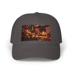 Cap, Santa Claus Christmas Hat, Winter Holiday Baseball Cap, Festive Santa Beanie, Classic Dad Cap - 250 USA Celebration