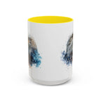 American Bald Eagle watercolor, Coffee Mug | Patriotic flag design - 250 USA Celebration