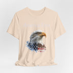 America First Eagle T-Shirt – Patriotic Bald Eagle Tee