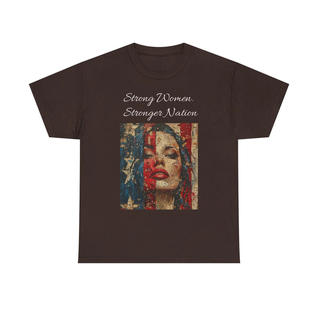 Stylish Retro-Printed Unisex Heavy Cotton Tee, Vintage Art Shirt, Casual Layering Top, Unique Gift for Art Lovers, Relaxed Fit Tee - 250 USA Celebration