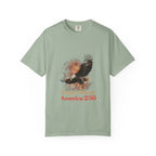 Eagle Illustration Happy Birthday America 250 T-Shirt | Patriotic Bald Eagle Tee - 250 USA Celebration