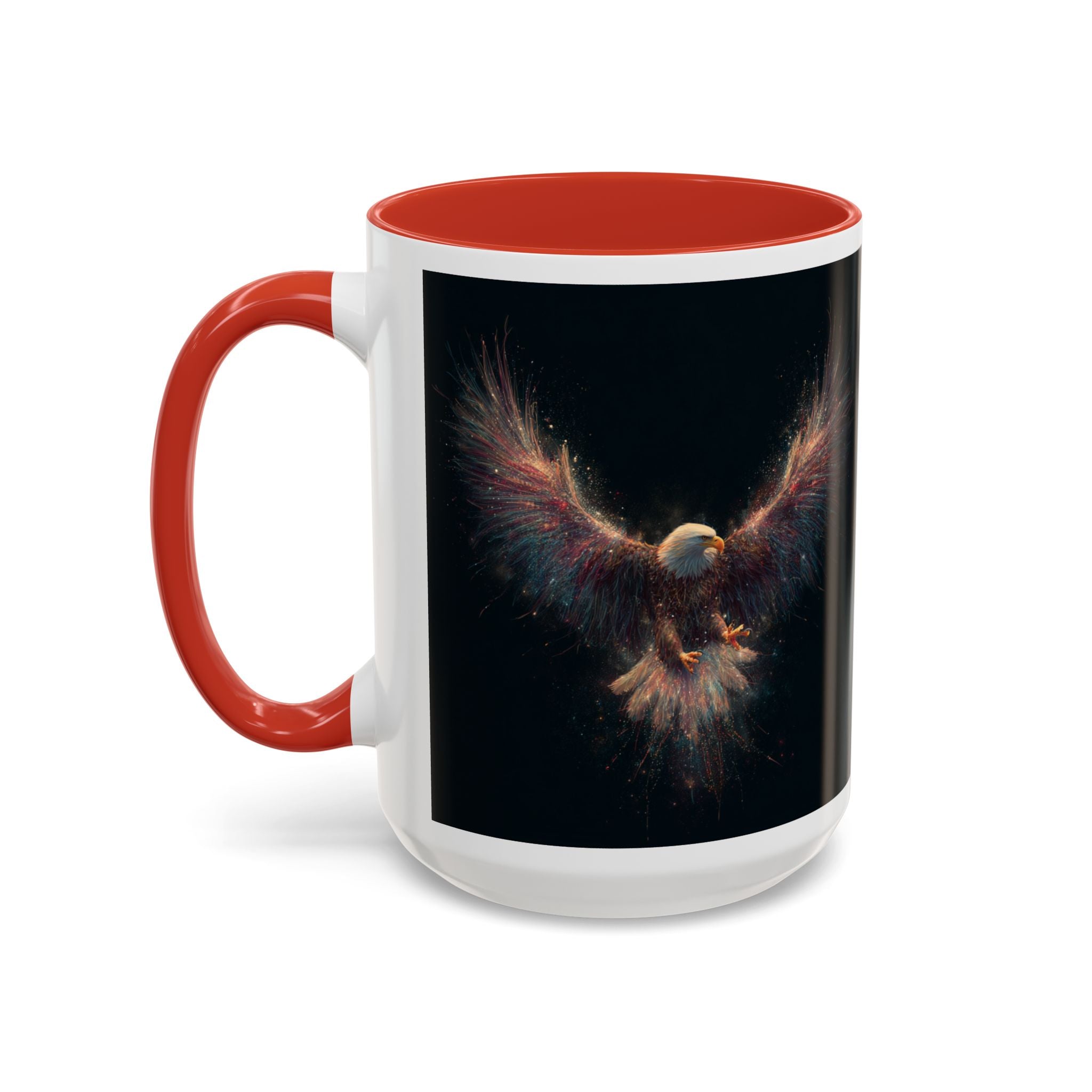 Fiery Flying Eagle Mug | Accent Coffee Mug 11oz 15oz
