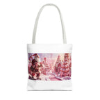 Santa Claus Holiday Tote Bag, AOP Printing, Christmas Gift Bag, Festive Shopping Tote, Fun Winter Accessories, Unique Holiday Item - 250 USA Celebration