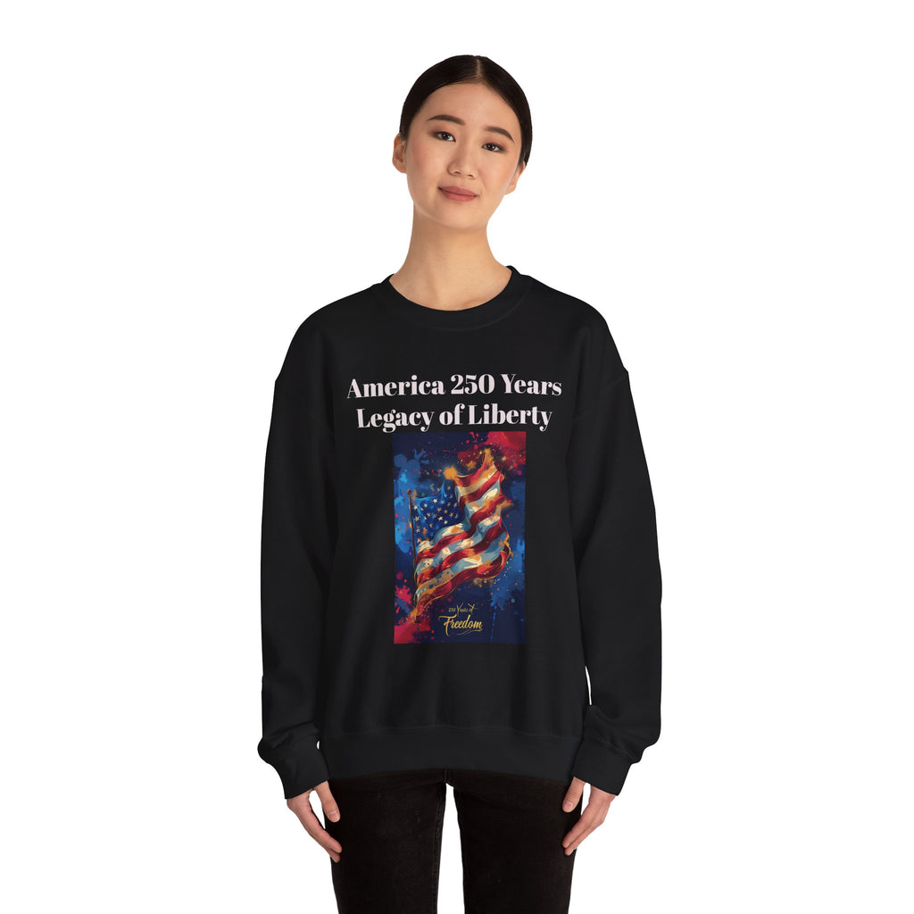 America 250 Years Legacy of Liberty Crewneck Sweatshirt