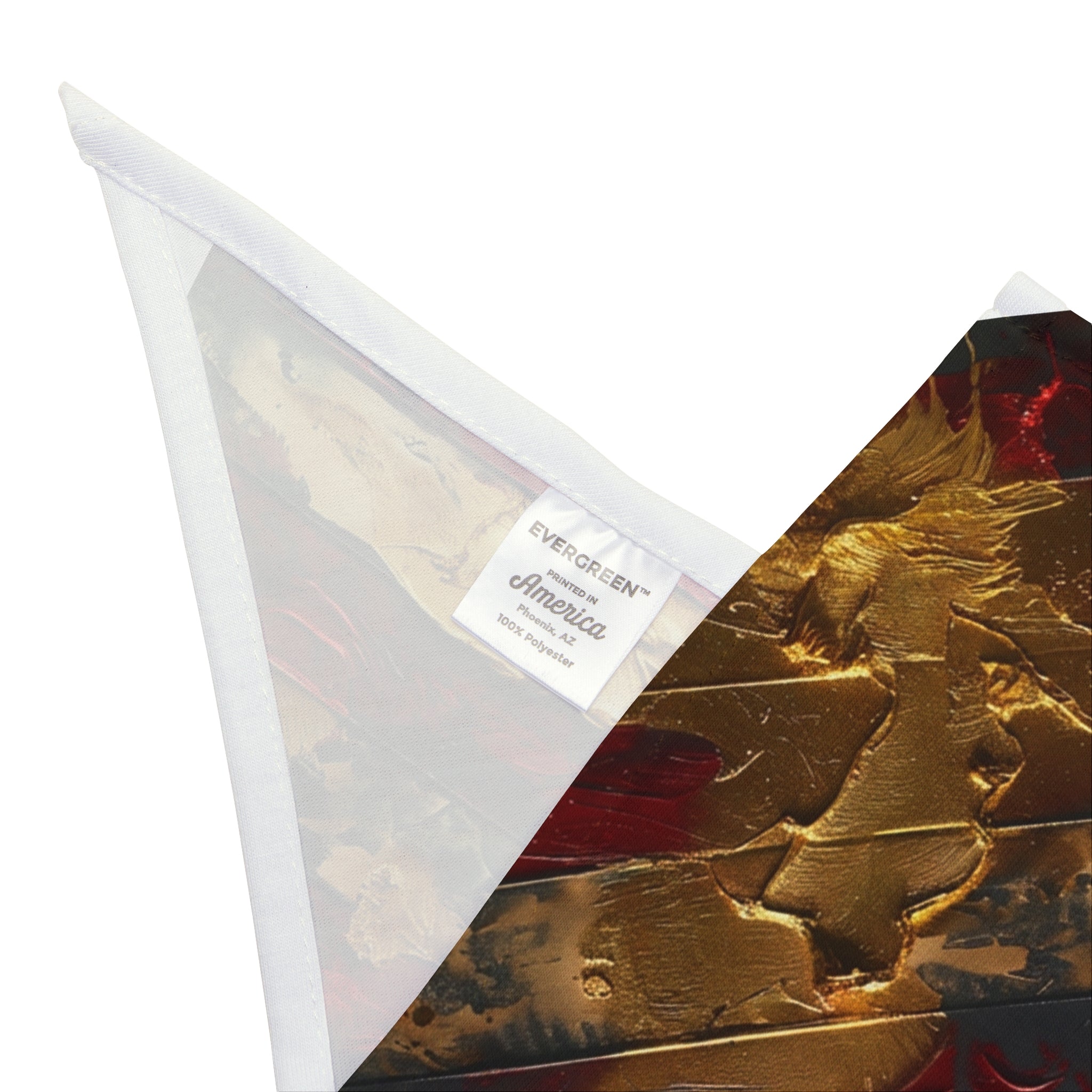 Patriotic Distressed American Flag Pet Bandana – Vintage USA Dog Bandana for 4th of July & Everyday Wear