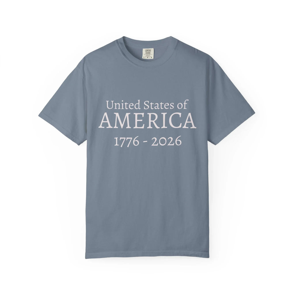 United States of AMERICA 1776-2026 T-Shirt | Patriotic Anniversary Tee - 250 USA Celebration