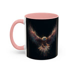 Fiery Flying Eagle Mug | Accent Coffee Mug 11oz 15oz