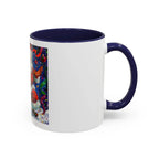 Festive Santa Coffee Mug, Christmas Mug, Holiday Gift Mug, Santa Claus Cup, Winter Decor - 250 USA Celebration