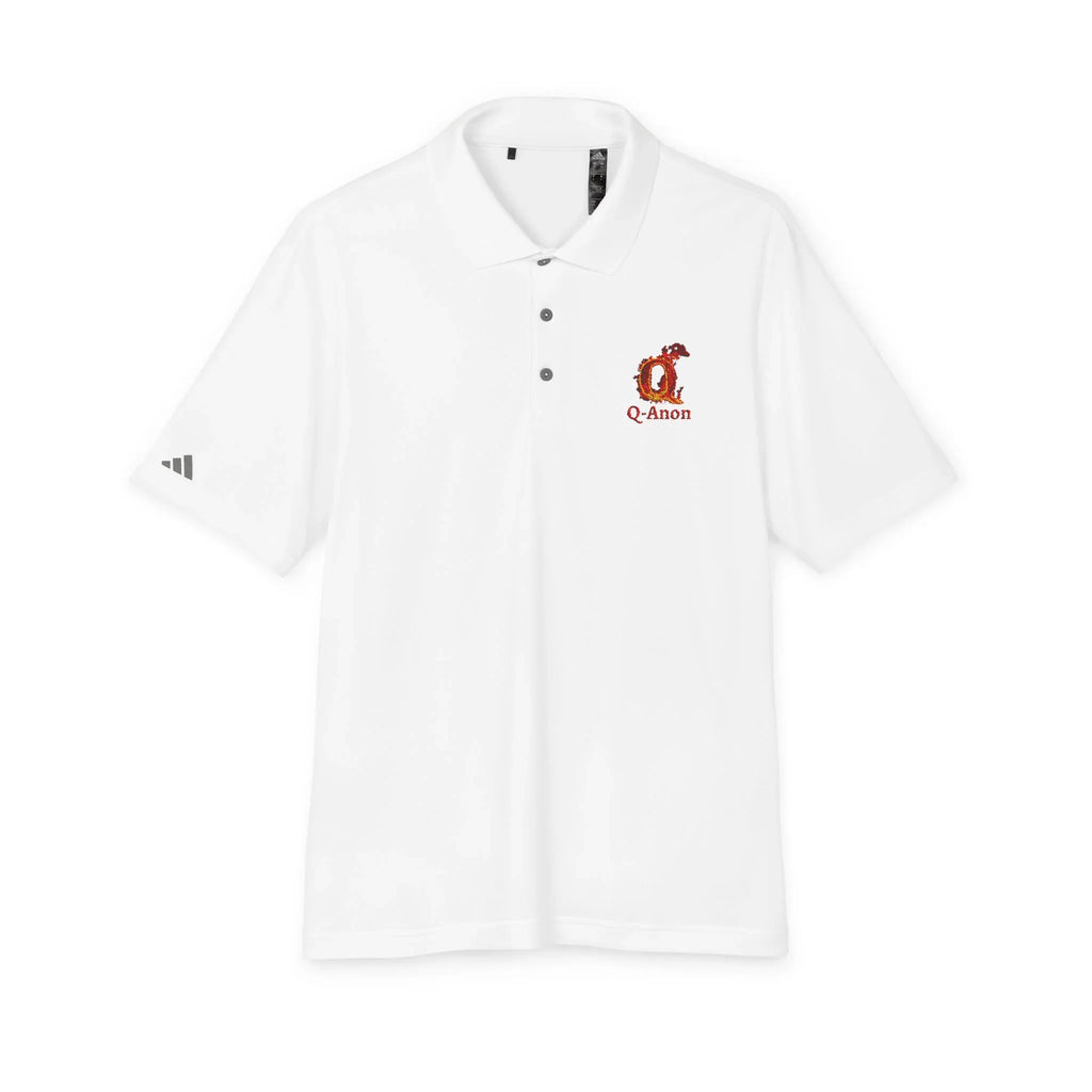 Q-Anon Crest Polo | Performance Polo Shirt - 250 USA Celebration