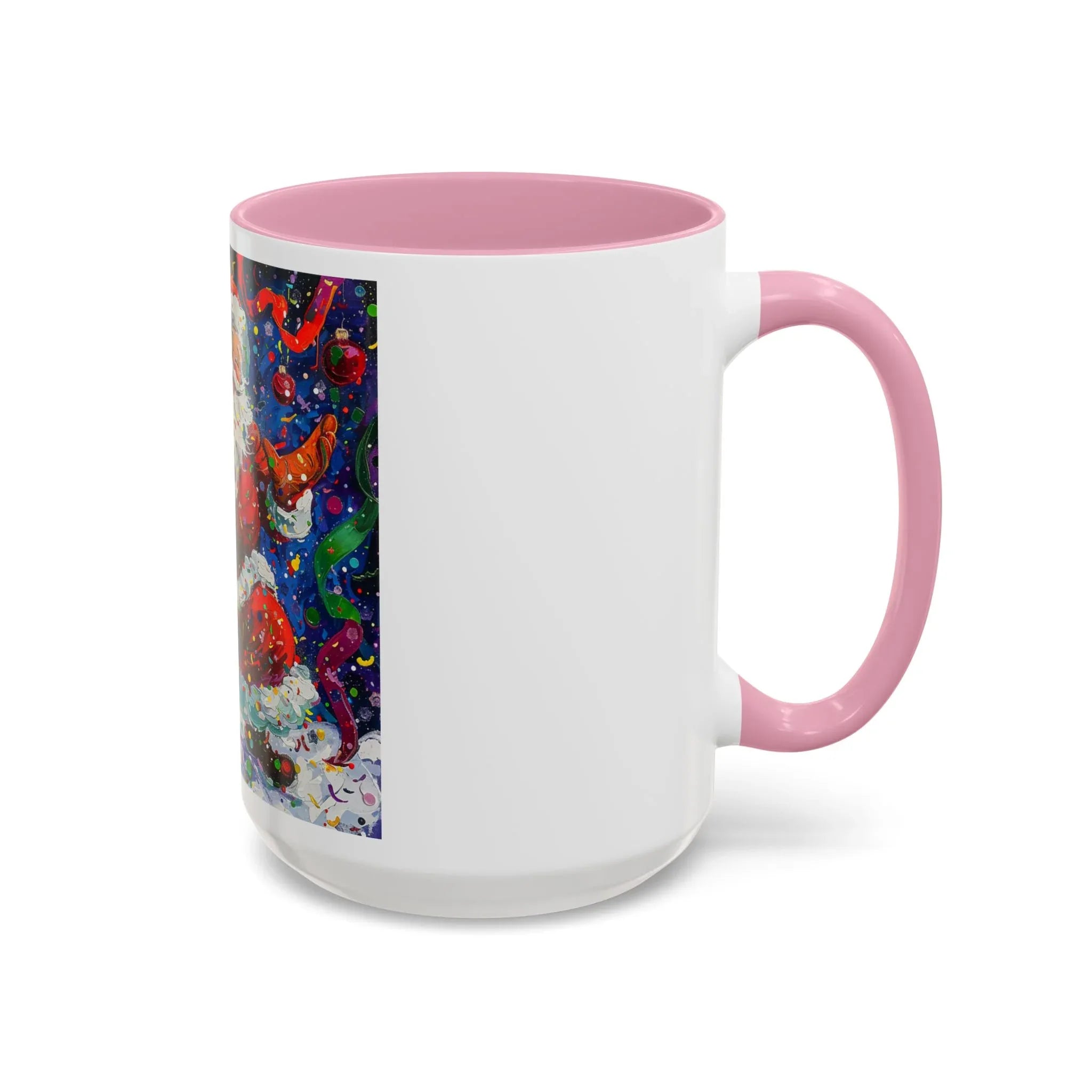 Colorful Mugs (11oz, 15oz) Santa Claus Coffee Cup, Santa Claus Coffee Mug - 250 USA Celebration
