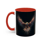 Fiery Flying Eagle Mug | Accent Coffee Mug 11oz 15oz - 250 USA Celebration