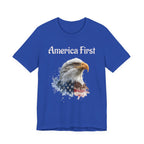 America First Eagle T-Shirt – Patriotic Bald Eagle Tee