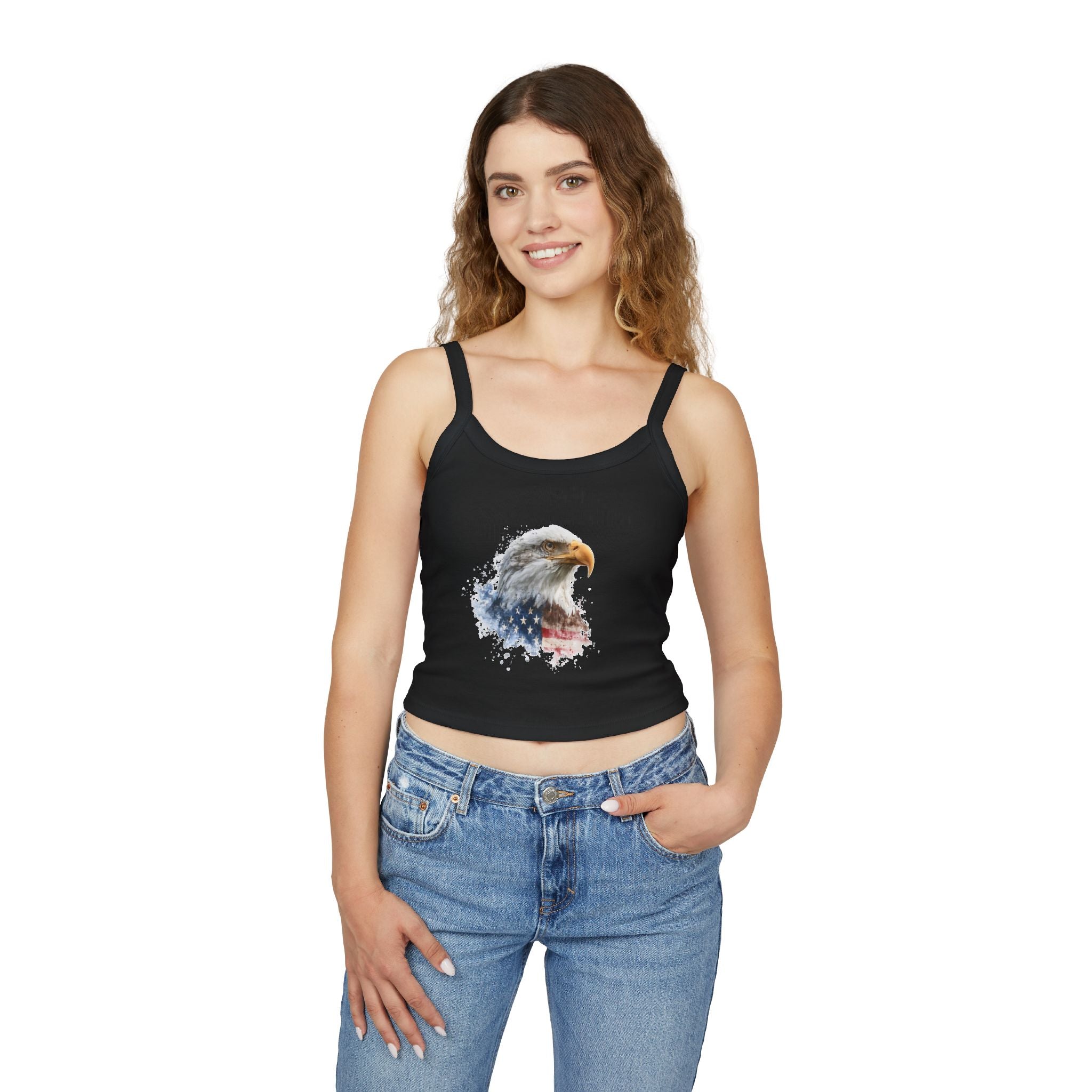 America 250 Eagle Tank Top| Official 250th Anniversary EditionAmerican Flag Bald Eagle Tank Top | Patriotic Eagle Artwork