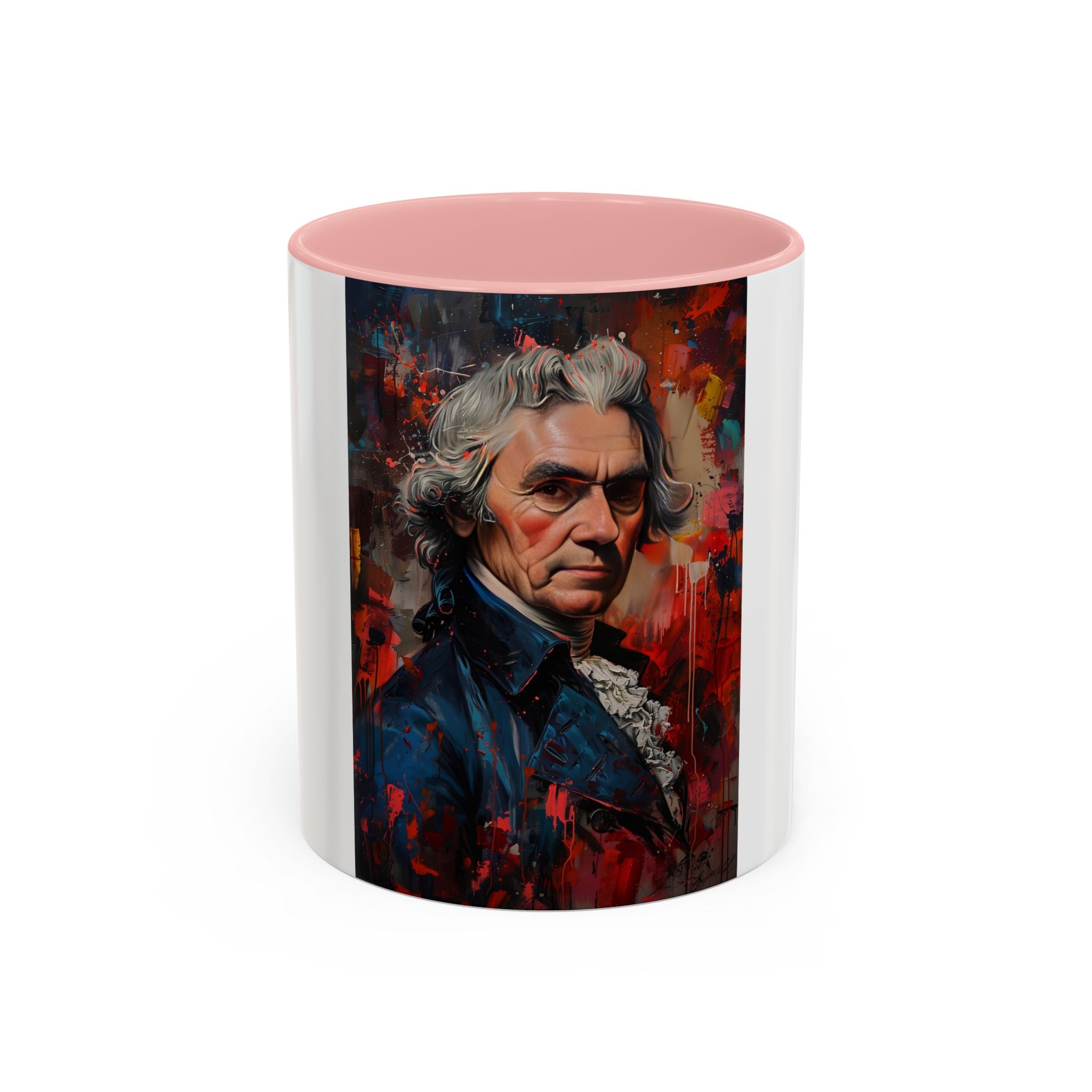 Thomas Jefferson Portrait Art Coffee Mug — Vintage Style Accent Mug