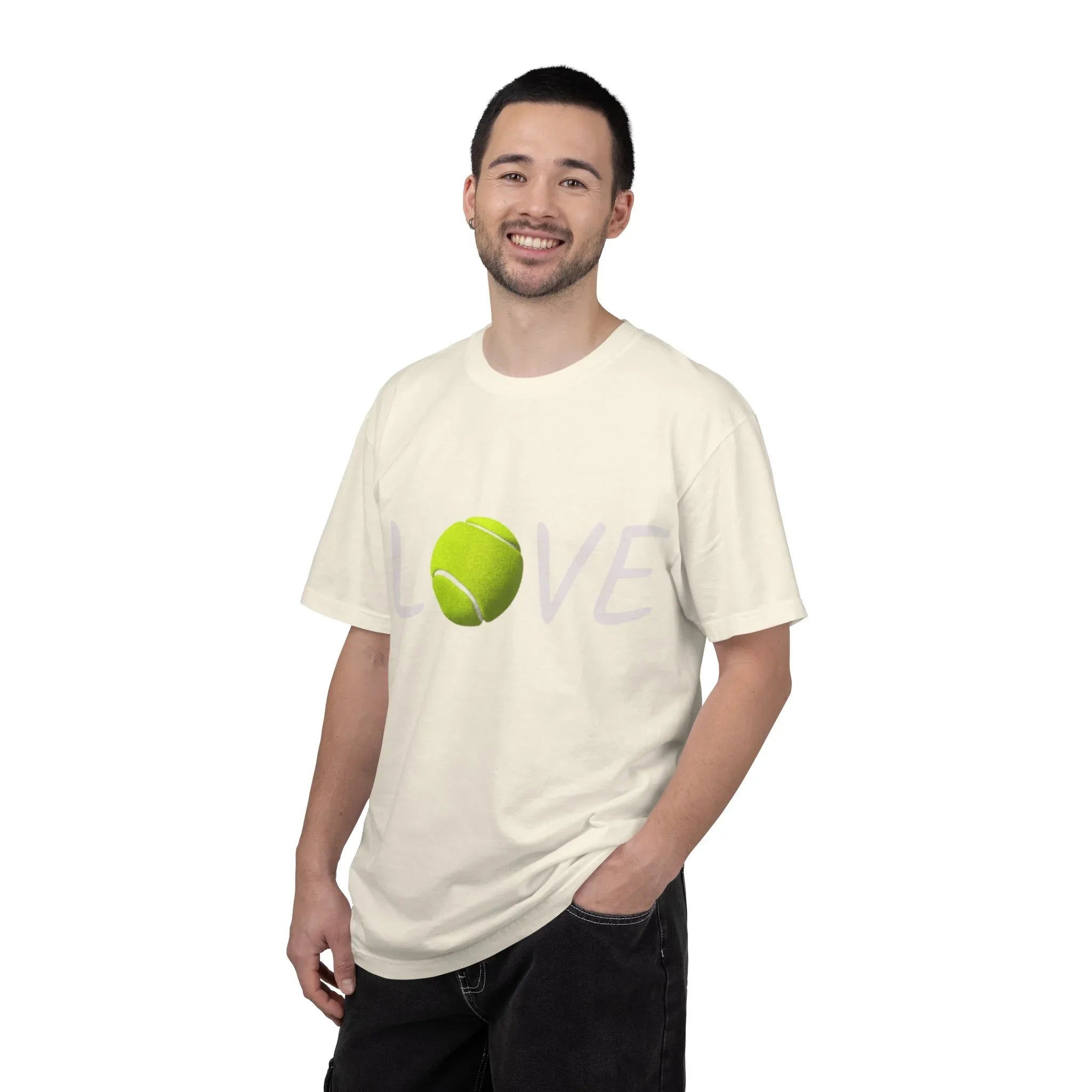 Tennis Ball LOVE T-Shirt | Tennis Lover Shirt, Sports Graphic Tee - 250 USA Celebration