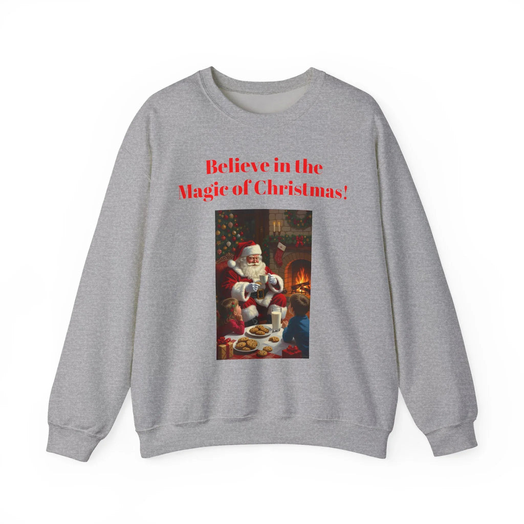 Christmas Magic Sweatshirt, Holiday Crewneck, Cozy Winter Apparel, Unisex Gift for Christmas, Believe in the Magic of Christmas! - 250 USA Celebration