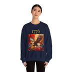 1776 Eagle Crewneck Sweatshirt – Patriotic American Independence Pullover