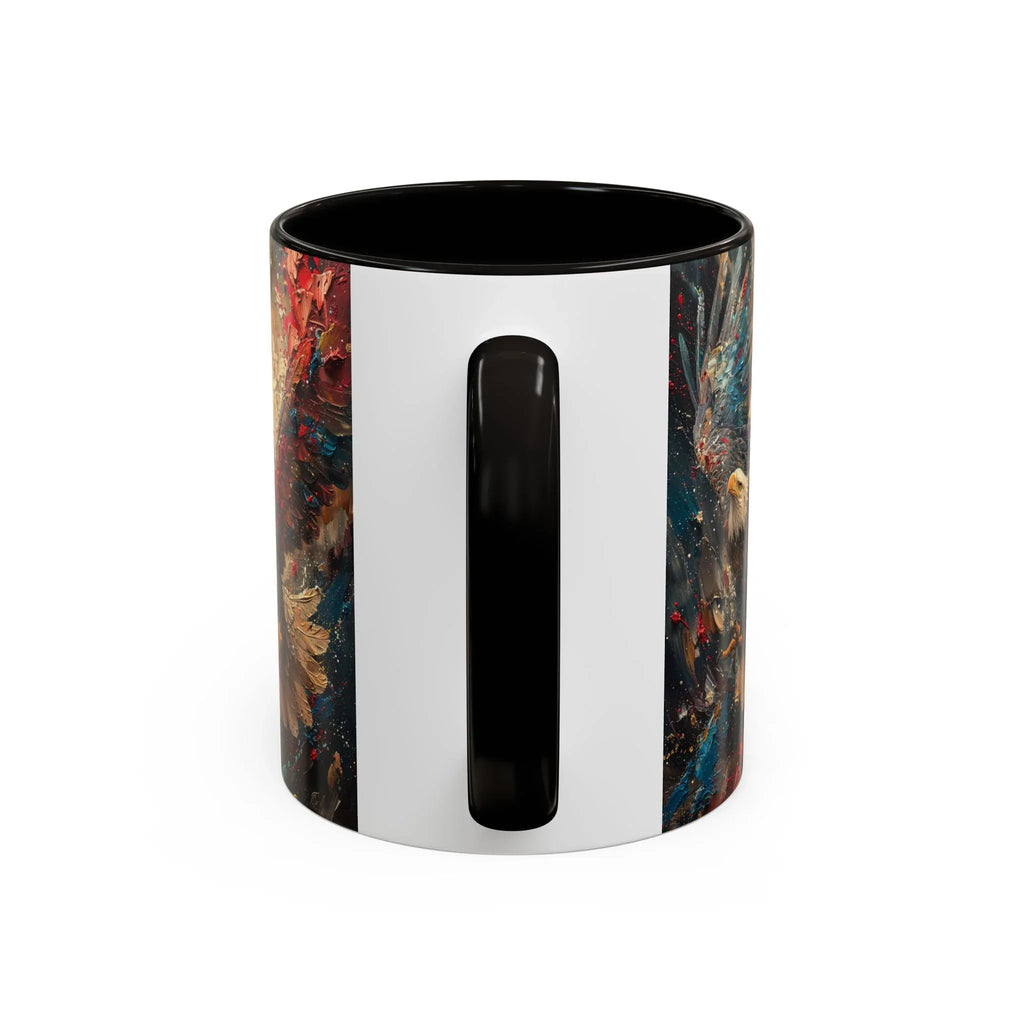 Colorful Mugs (11oz, 15oz) Patriotic Eagle Coffee Mug, American Eagle Coffee Cup - 250 USA Celebration