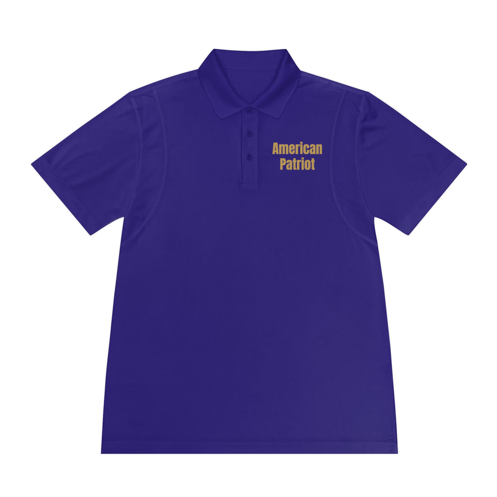 Men's Sport Polo Shirt — American Pride Eagle Shield Polo