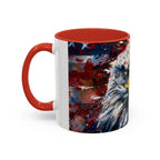 Patriotic Eagle Coffee Mug - Bold American Bald Eagle Art (11/15oz)