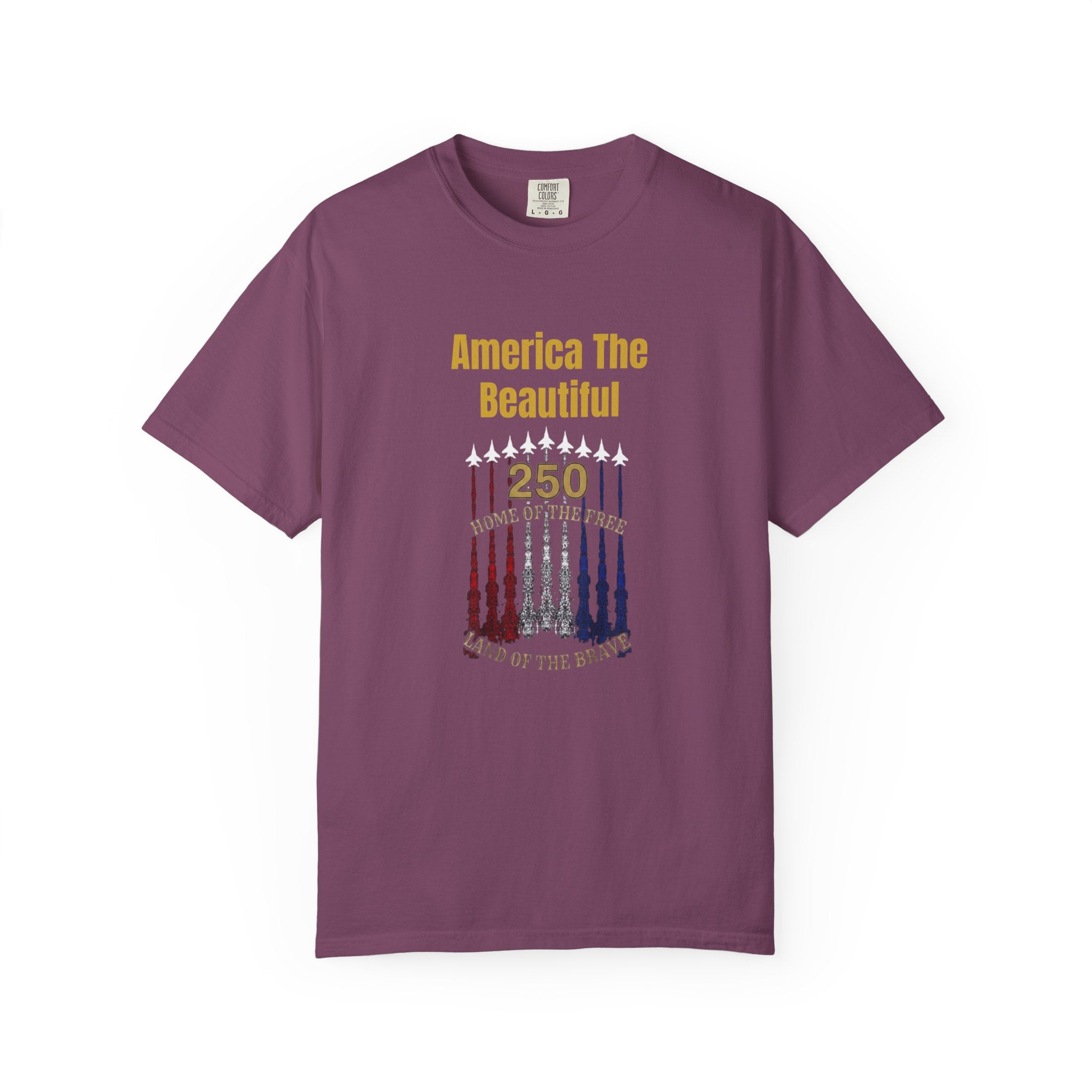 America The Beautiful Eagle T-Shirt — Patriotic Bald Eagle Tee