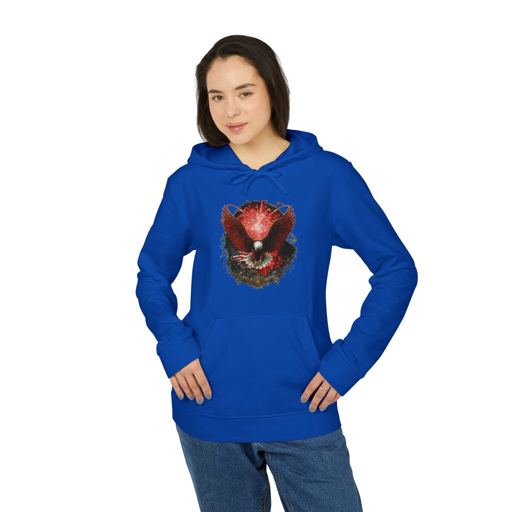 Official 250th Anniversary Exploding Freedom Bald Eagle Hoodie