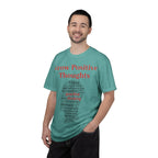 Grow Positive Thoughts T-shirt | Positive Word Cloud Mental Health Tee - 250 USA Celebration