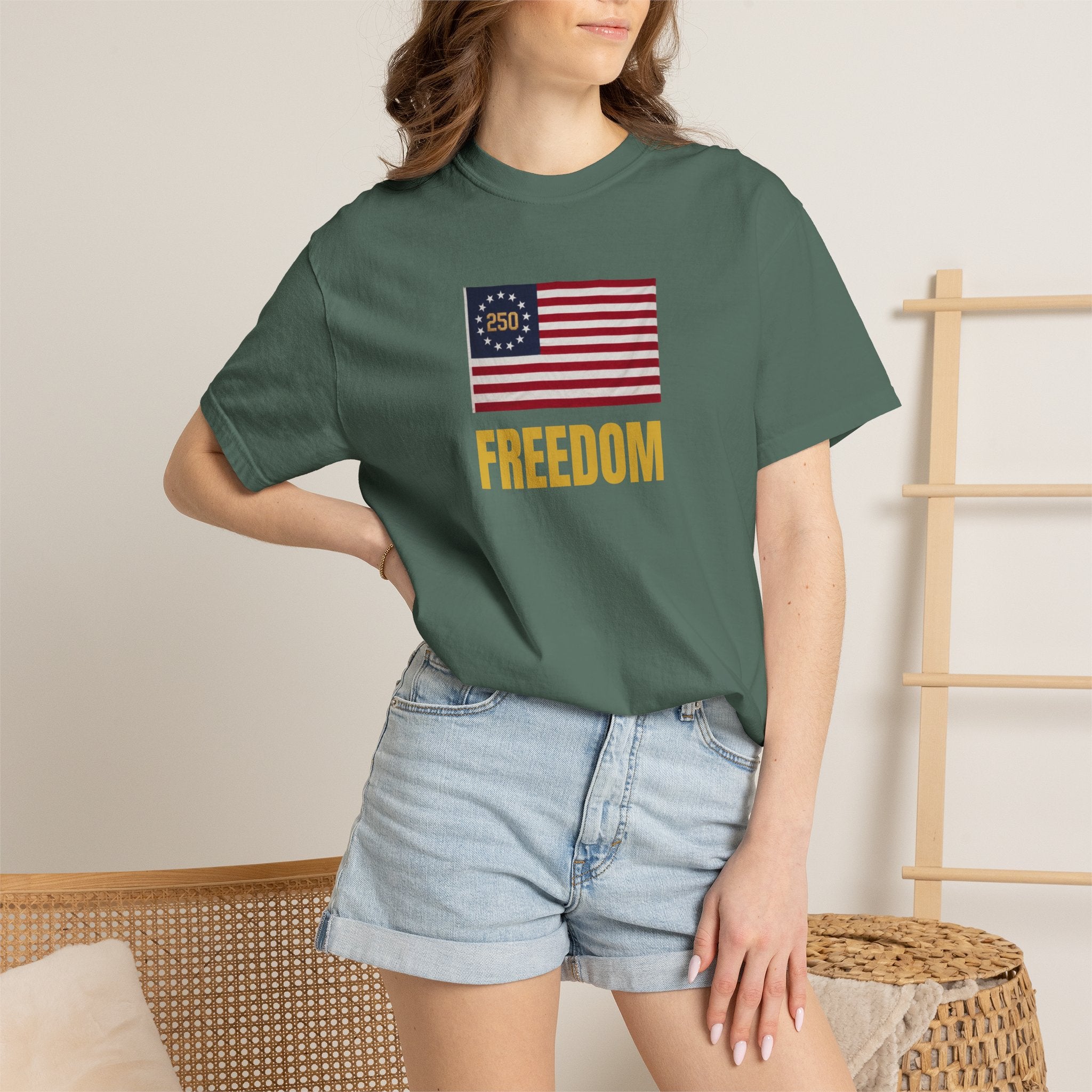 Official 250th Freedom Flag T-Shirt 1776-2026