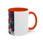 Colorful Mugs (11oz, 15oz) Santa Claus Coffee Cup, Santa Claus Coffee Mug - 250 USA Celebration