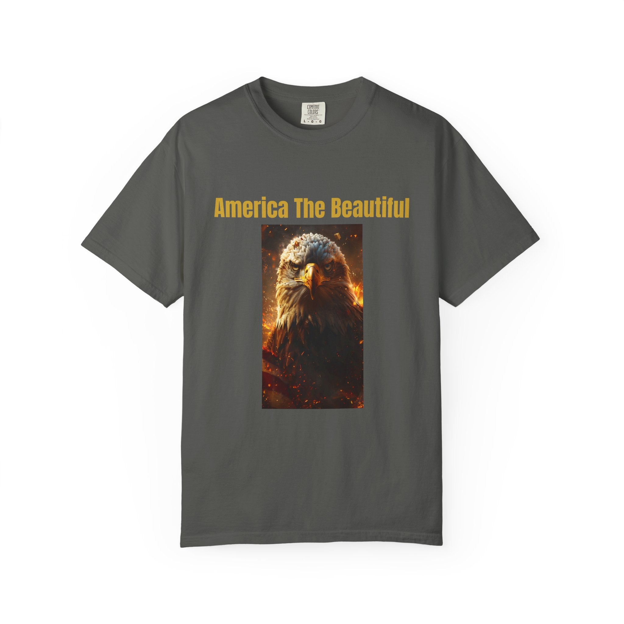 America The Beautiful Eagle T-Shirt — Patriotic Bald Eagle Tee