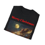 Christmas Graphic Tee, Unisex Softstyle T-Shirt, Holiday Outfit, Gift for Him/Her, Merry Christmas Shirt, Festive Wear - 250 USA Celebration