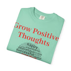 Grow Positive Thoughts T-shirt | Positive Word Cloud Mental Health Tee - 250 USA Celebration