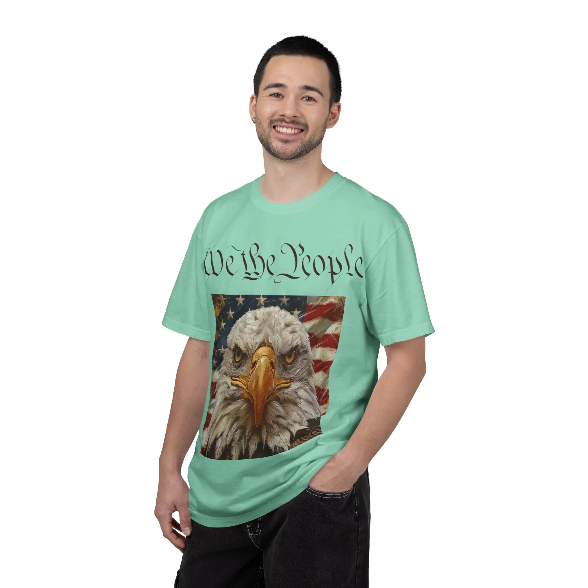We the People Bald Eagle T-Shirt | American Flag Patriotic Tee, Patriotic T-Shirt, 250 America, America 250 Celebration - 250 USA Celebration