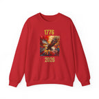 1776 Eagle Crewneck Sweatshirt – Patriotic American Independence Pullover