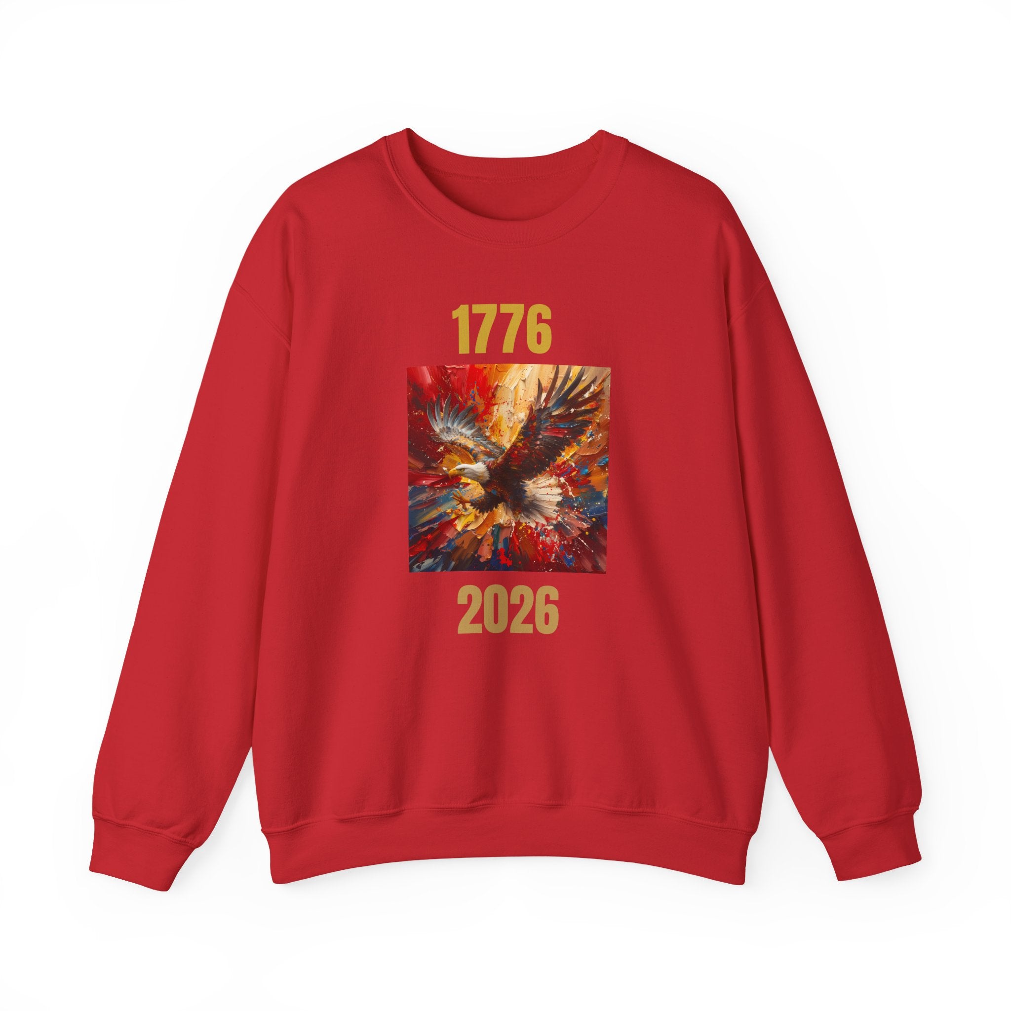 1776 Eagle Crewneck Sweatshirt – Patriotic American Independence Pullover