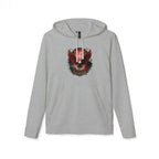 Red Fox Watercolor Mask hoodie | Hoodie - 250 USA Celebration