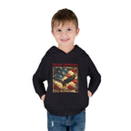 Toddler Hoodie — "Proud American" Eagle & Flag Pullover