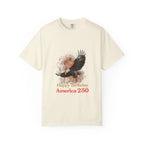 Eagle Illustration Happy Birthday America 250 T-Shirt | Patriotic Bald Eagle Tee - 250 USA Celebration