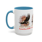 Accent Coffee Mug (11, 15oz) - 250 USA Celebration
