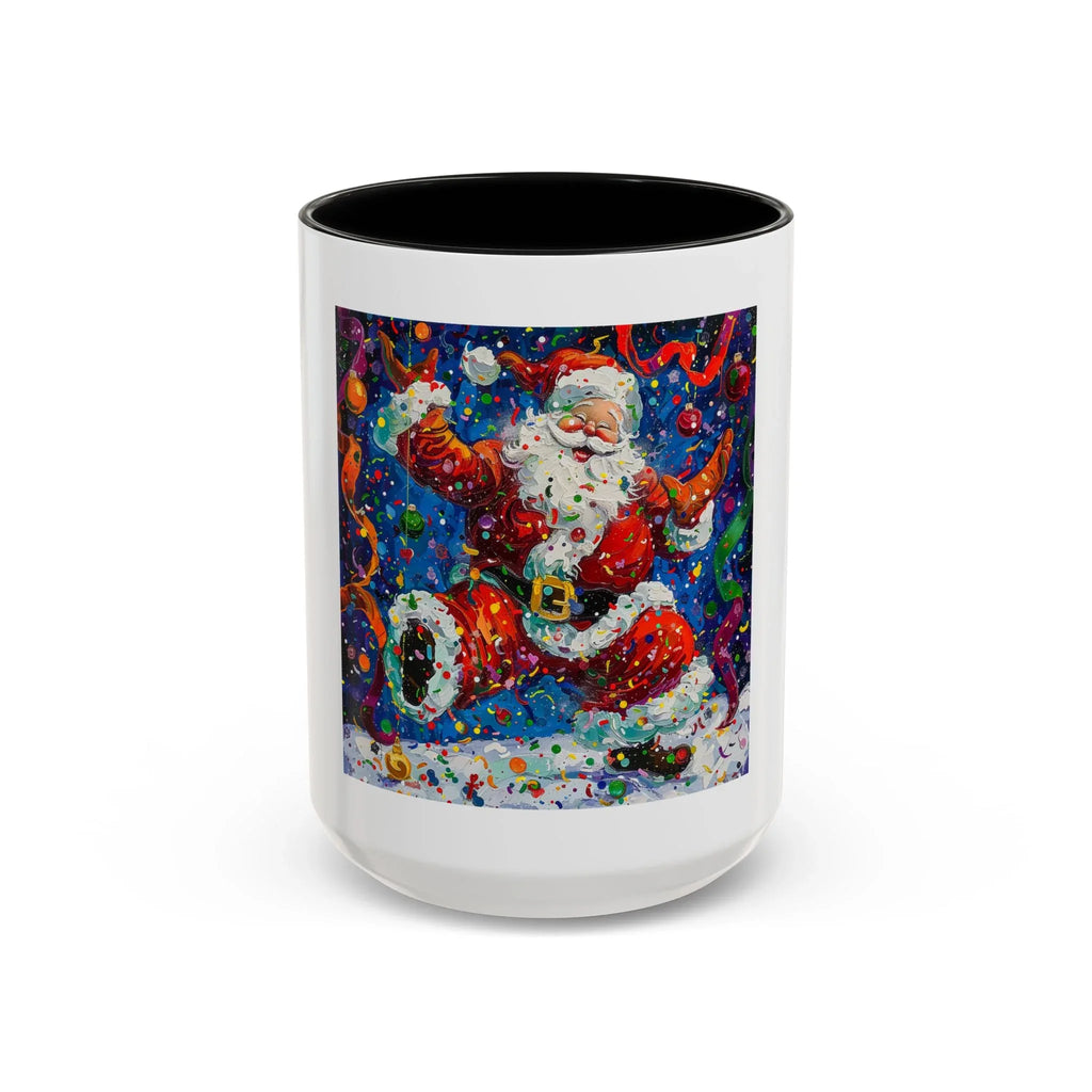 Festive Santa Coffee Mug, Christmas Mug, Holiday Gift Mug, Santa Claus Cup, Winter Decor - 250 USA Celebration