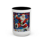 Festive Santa Coffee Mug, Christmas Mug, Holiday Gift Mug, Santa Claus Cup, Winter Decor - 250 USA Celebration