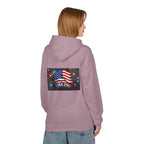 USA 250 Patriotic Hoodie with American Flag & Fireworks