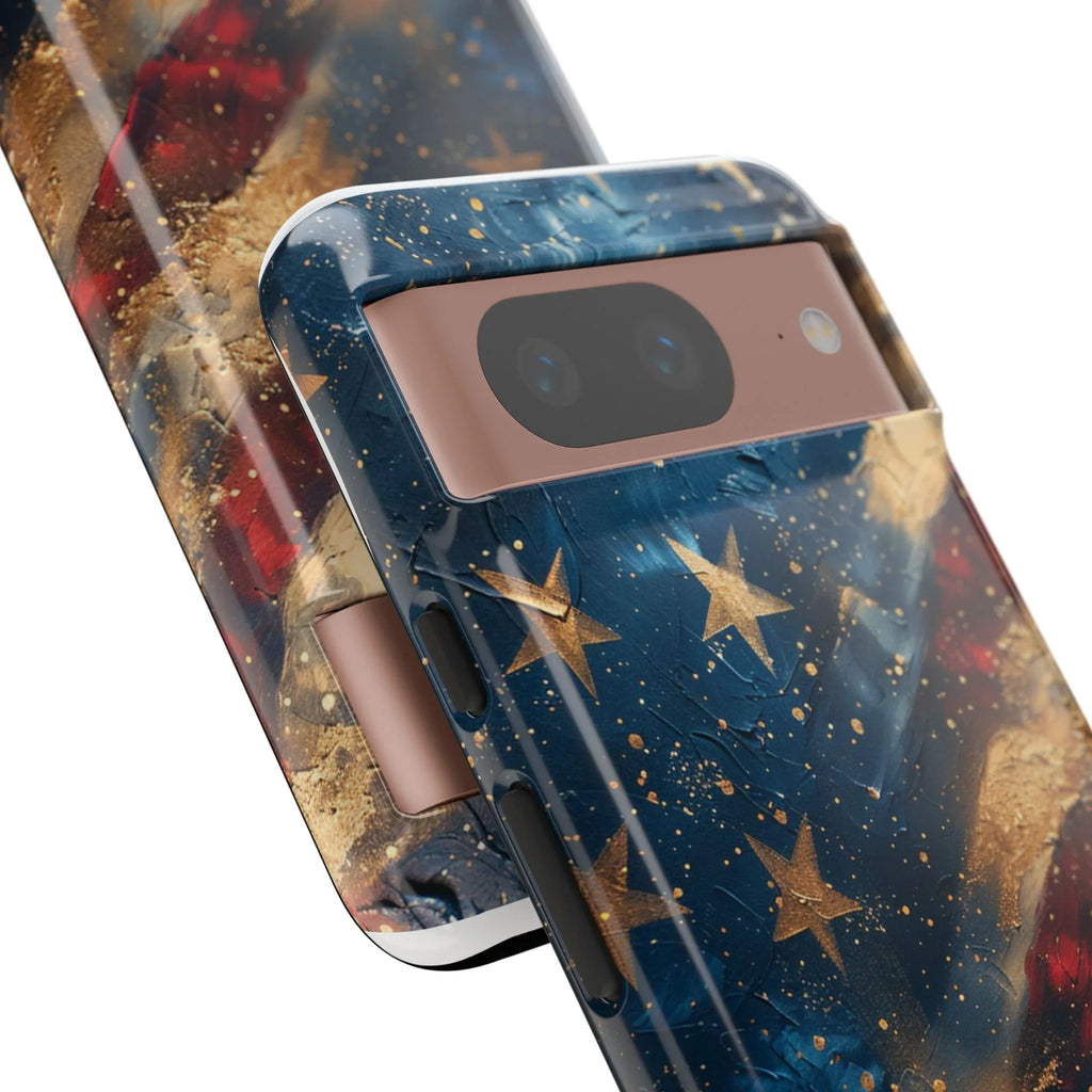 Distressed American Flag phone case | tough cases - 250 USA Celebration