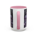 Purple Axolotl Trio Mug | Cute Amphibian Art Ceramic Coffee Cup - 250 USA Celebration