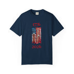 1776–2026 Vintage Flag T-Shirt — Patriotic Independence Day Tee